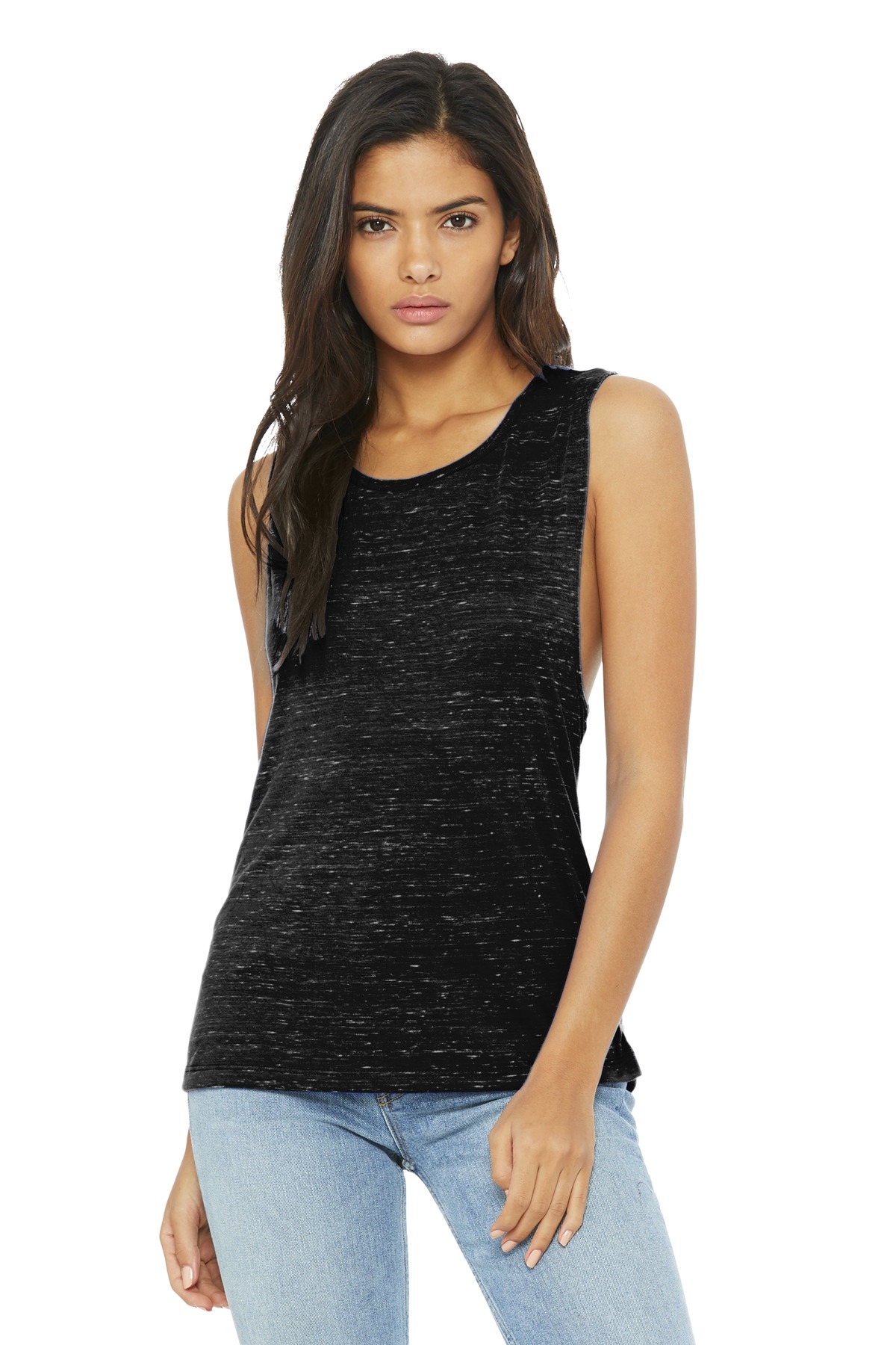 BELLA+CANVAS Women's Flowy Scoop Muscle Tank. BC8803 162