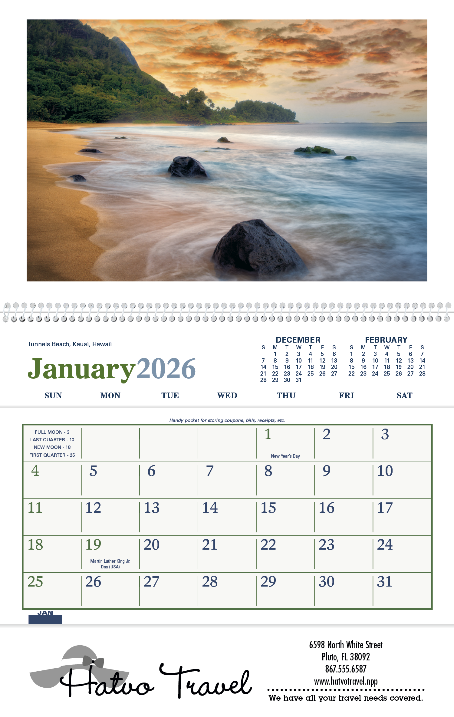 Triumph® Calendars Beautiful America Pocket Calendar 36