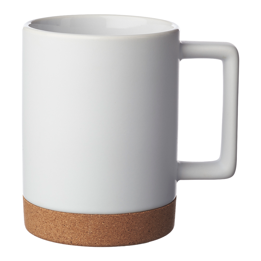 15 oz. Stylish Cork Base Ceramic Coffee Mug 2