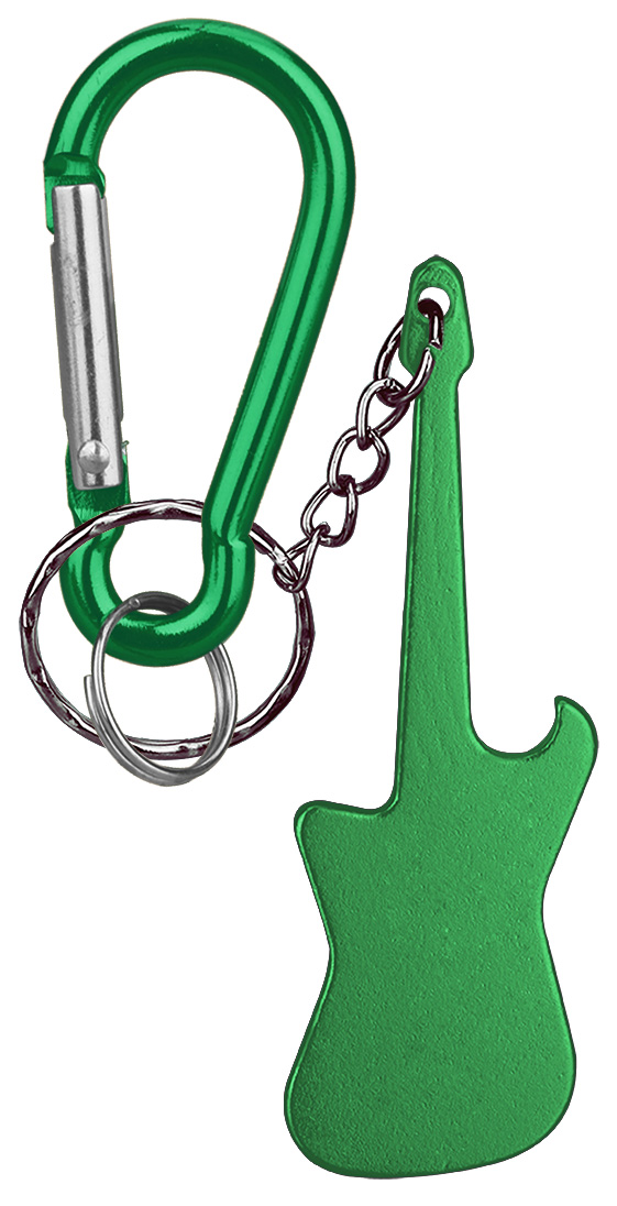 Guitar Shaped Bottle Opener Key Holder and Carabiner 7