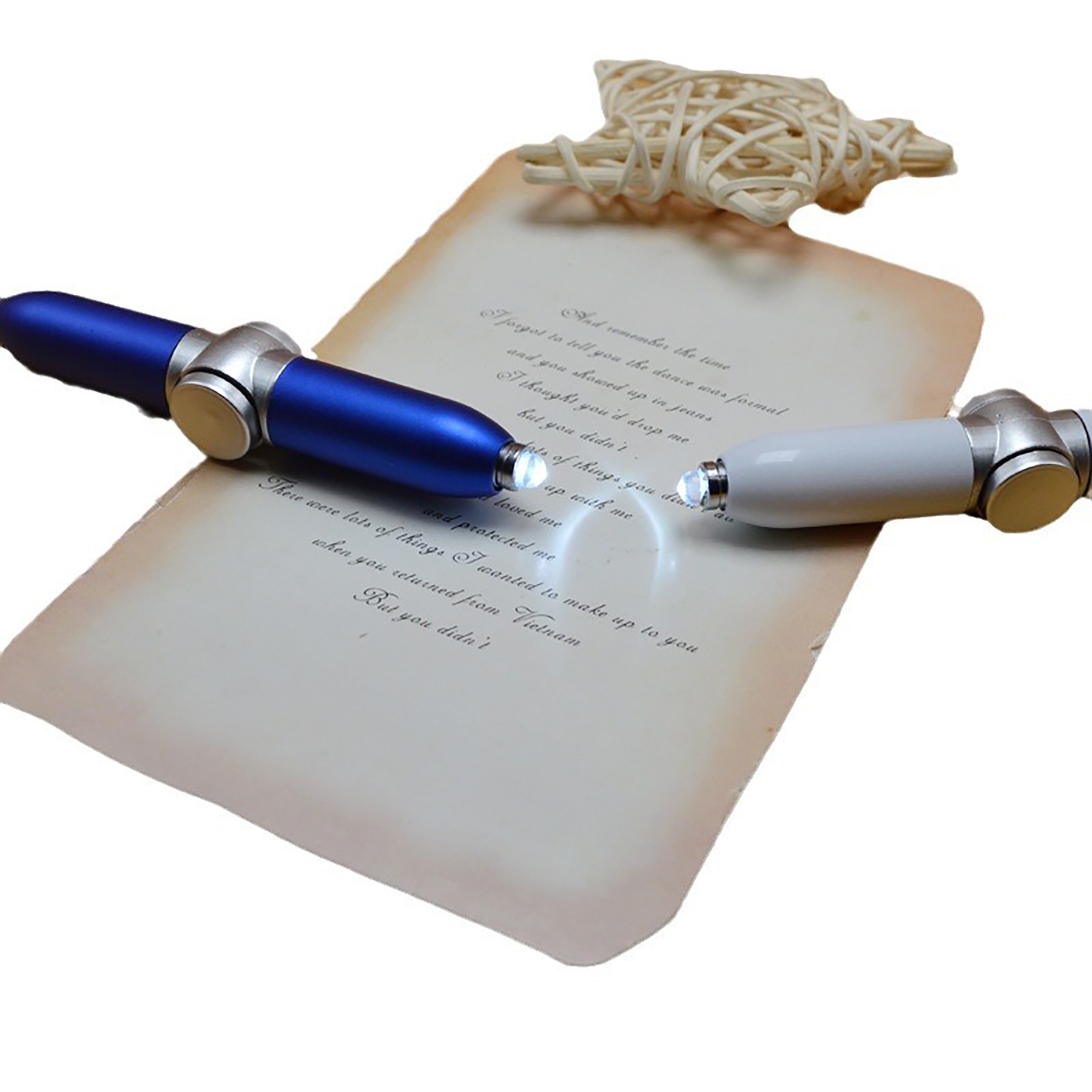 4 In 1 Fingertip Gyro LED Light Touch Ballpoint Pen 2