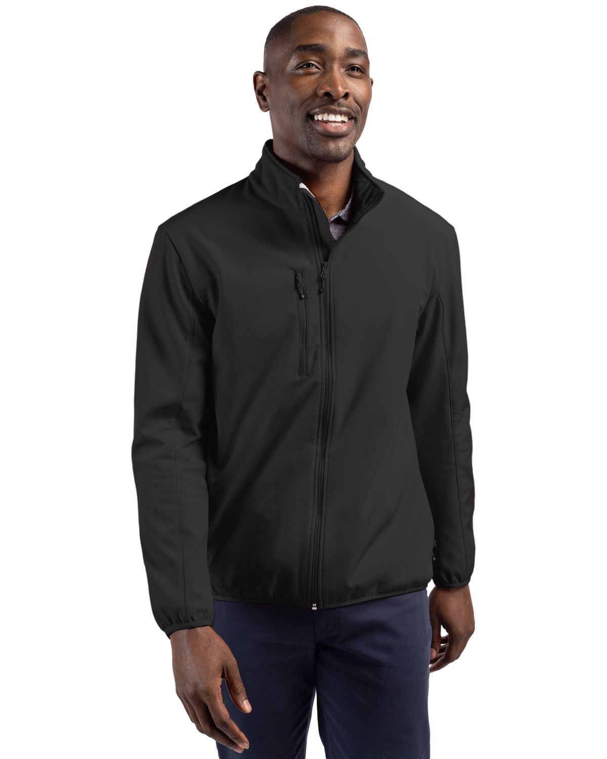 Clique Trail Recycled Stretch Softshell Mens Full Zip Jacket 2
