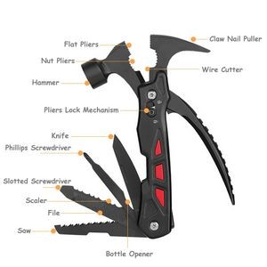 Compact Multi Claw Hammer Tool With Pliers For Versatile Use 14