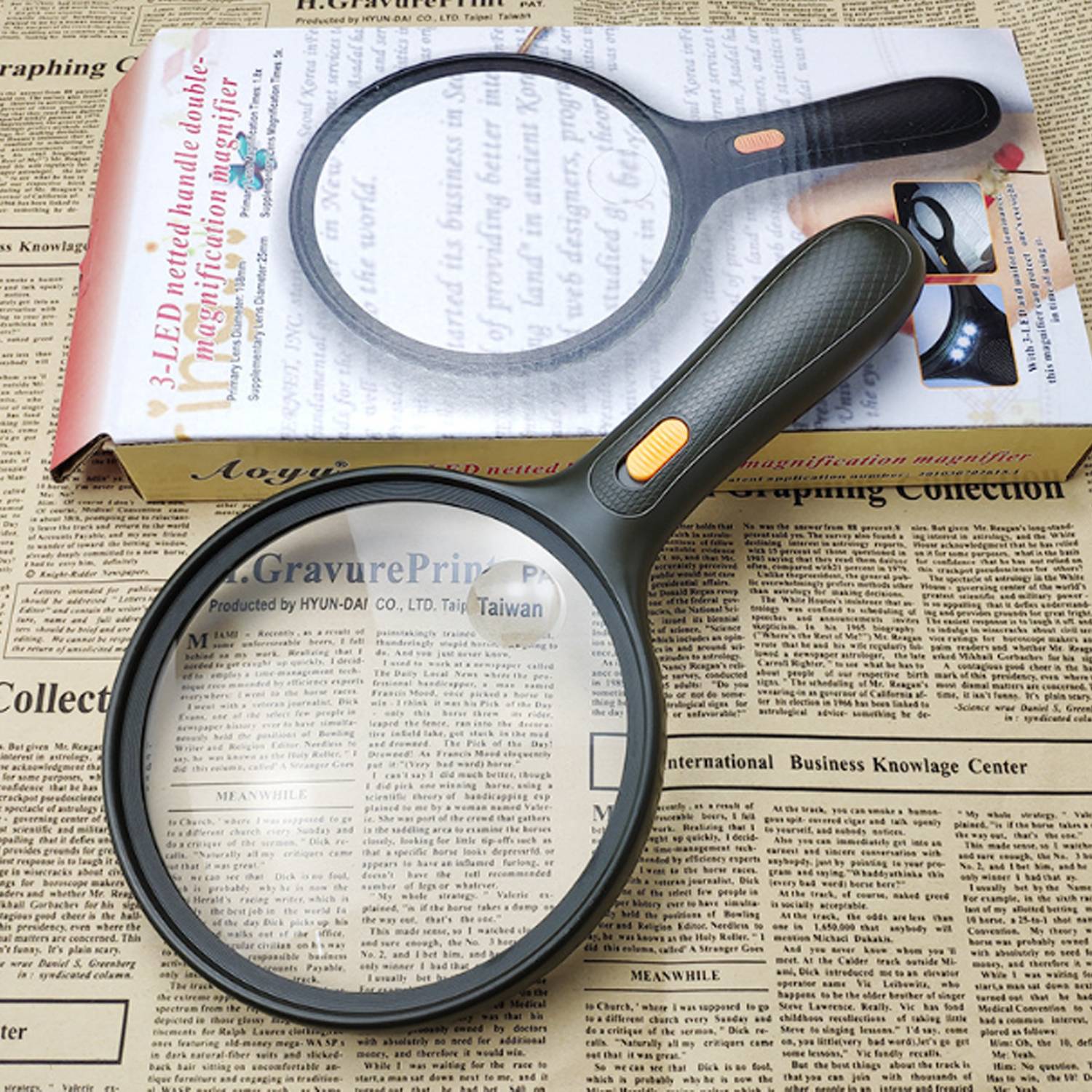 LED lighted magnifiers, custom ruler with logo imprint 5