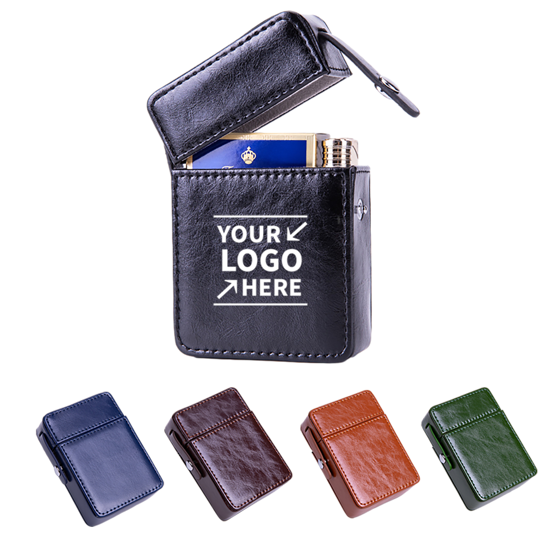 PU Leather Cigarette Box 1
