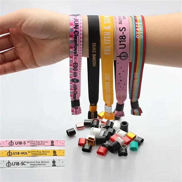 5/8" Polyester Dye Sublimation Wristband with Closure