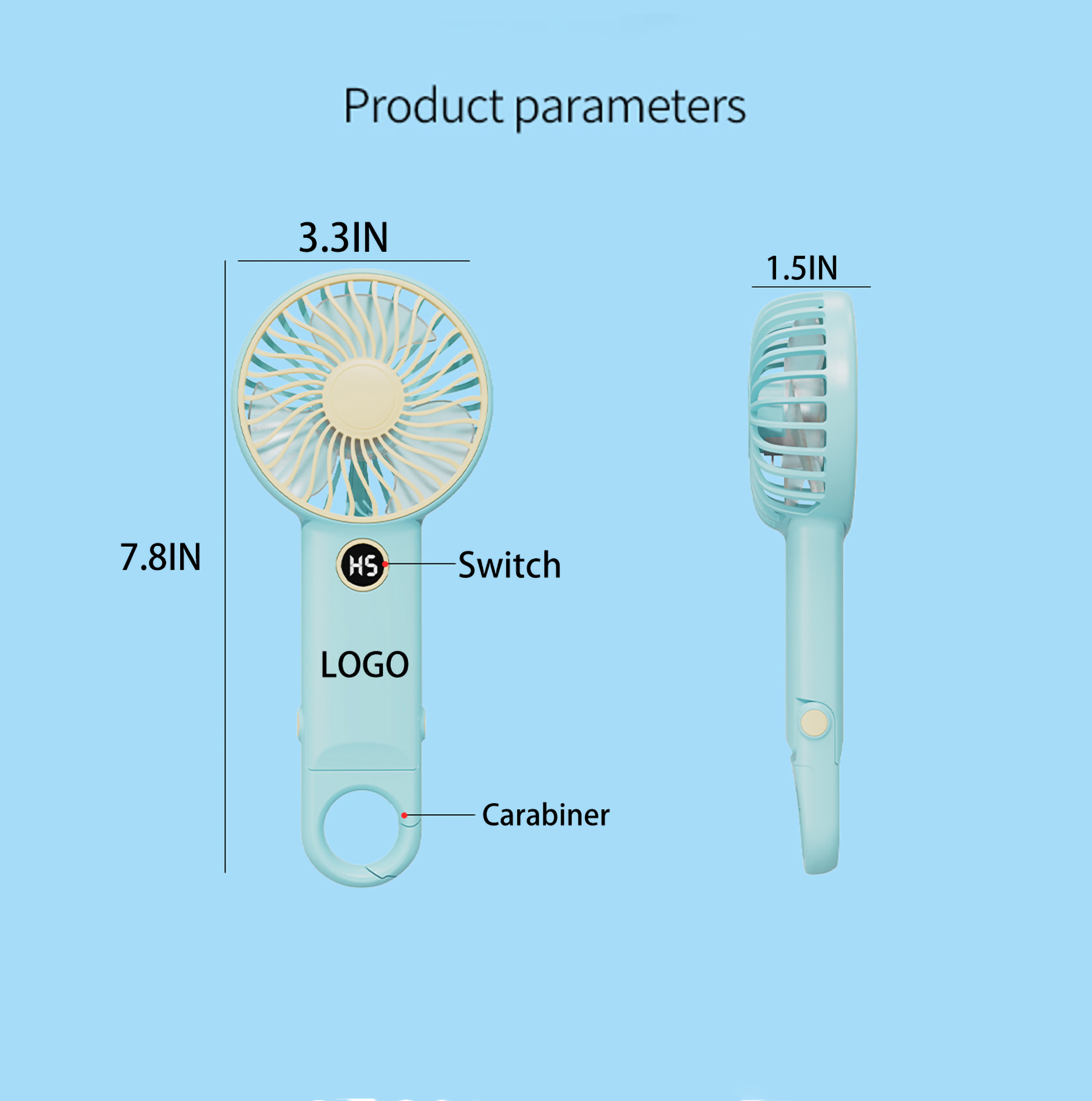 New Handheld Portable Charging Outdoor Usb Fan 8