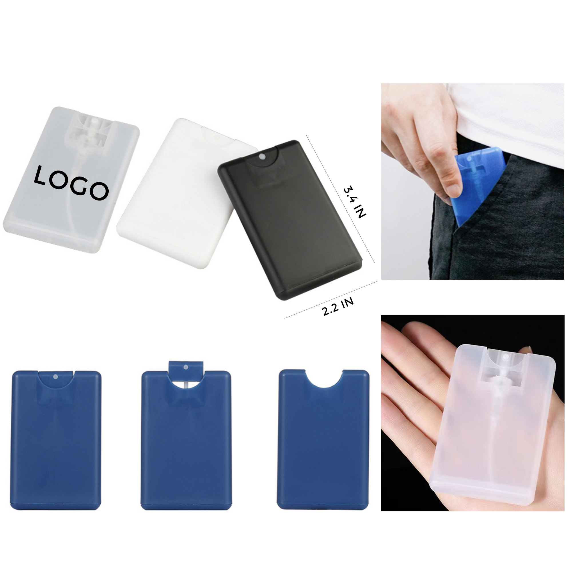 Stylish Mini Credit Card Hand Sanitizer Spray 1
