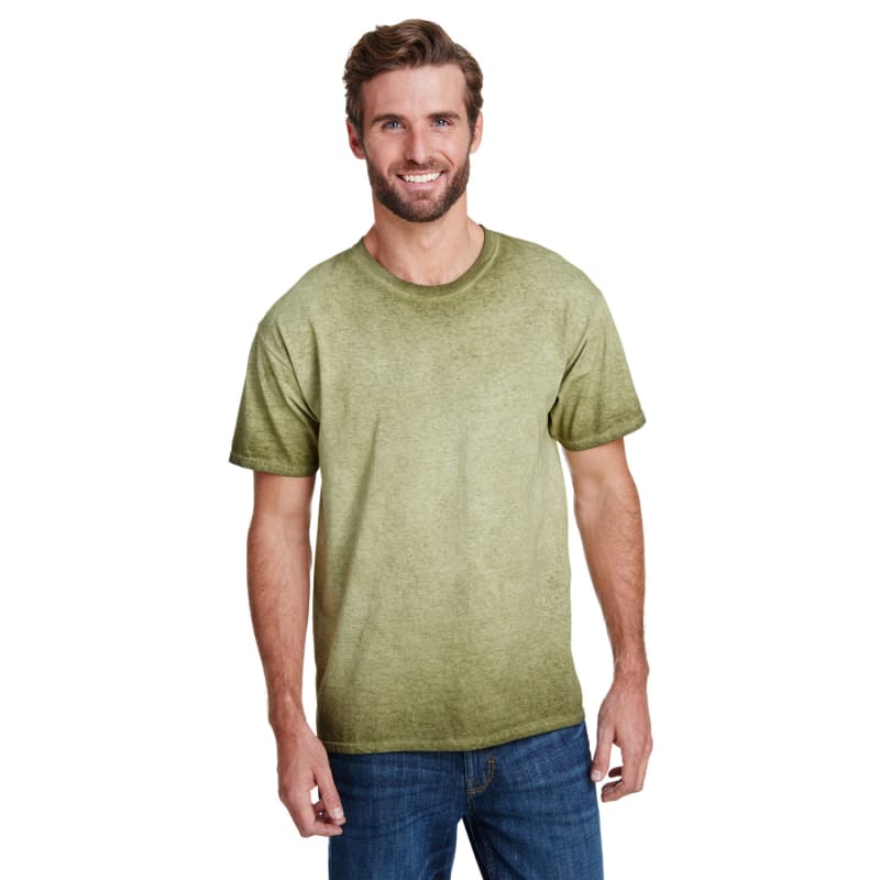Tie-Dye Adult Oil Wash T-Shirt 7