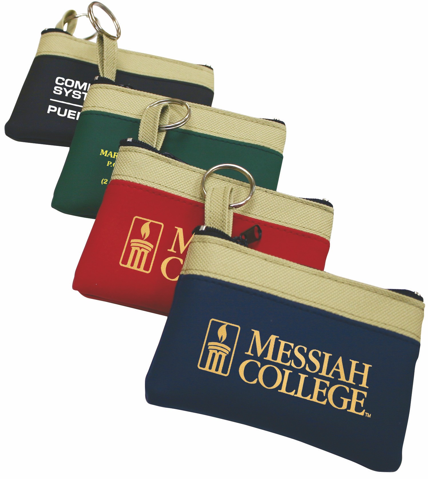 The Safari Classic Zip Pouch w/ Key Ring 3