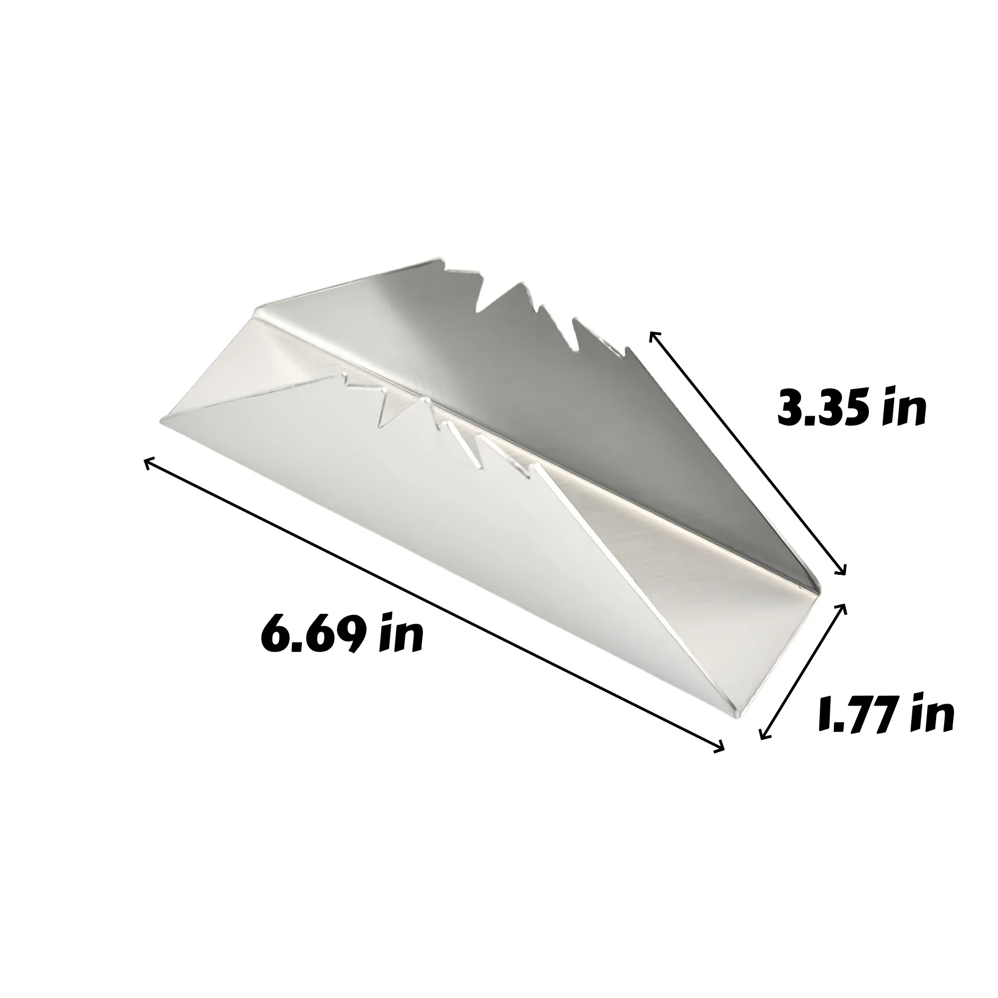 Triangular Stainless Steel Napkin Holder 2