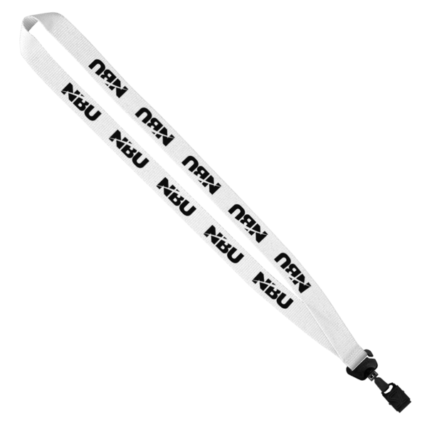 Evolution34 - 3/4" Polyester Welded Lanyard with Trapezoid and Plastic O-Ring 74