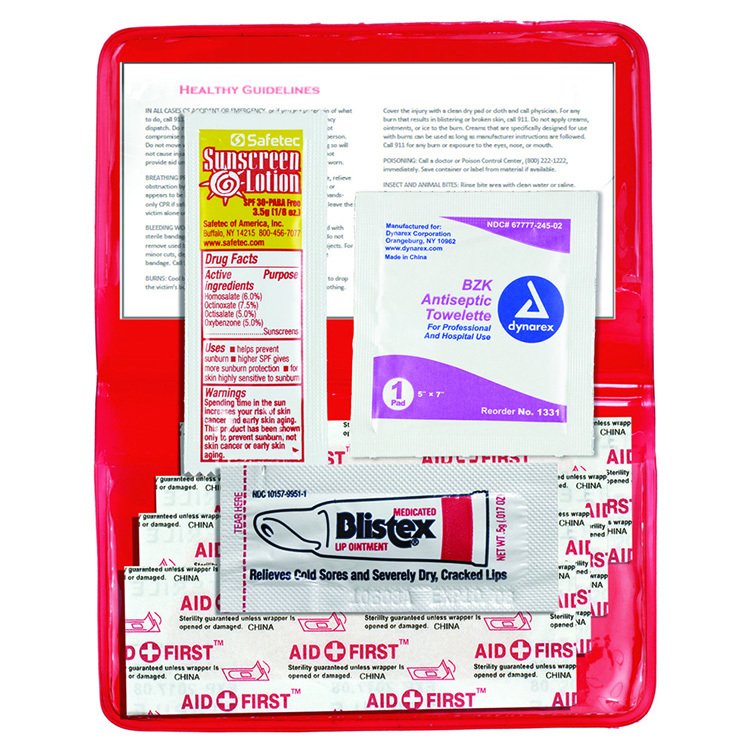 "SUN-IS-FUN" 8 Piece Sun Relief First Aid Kit 18