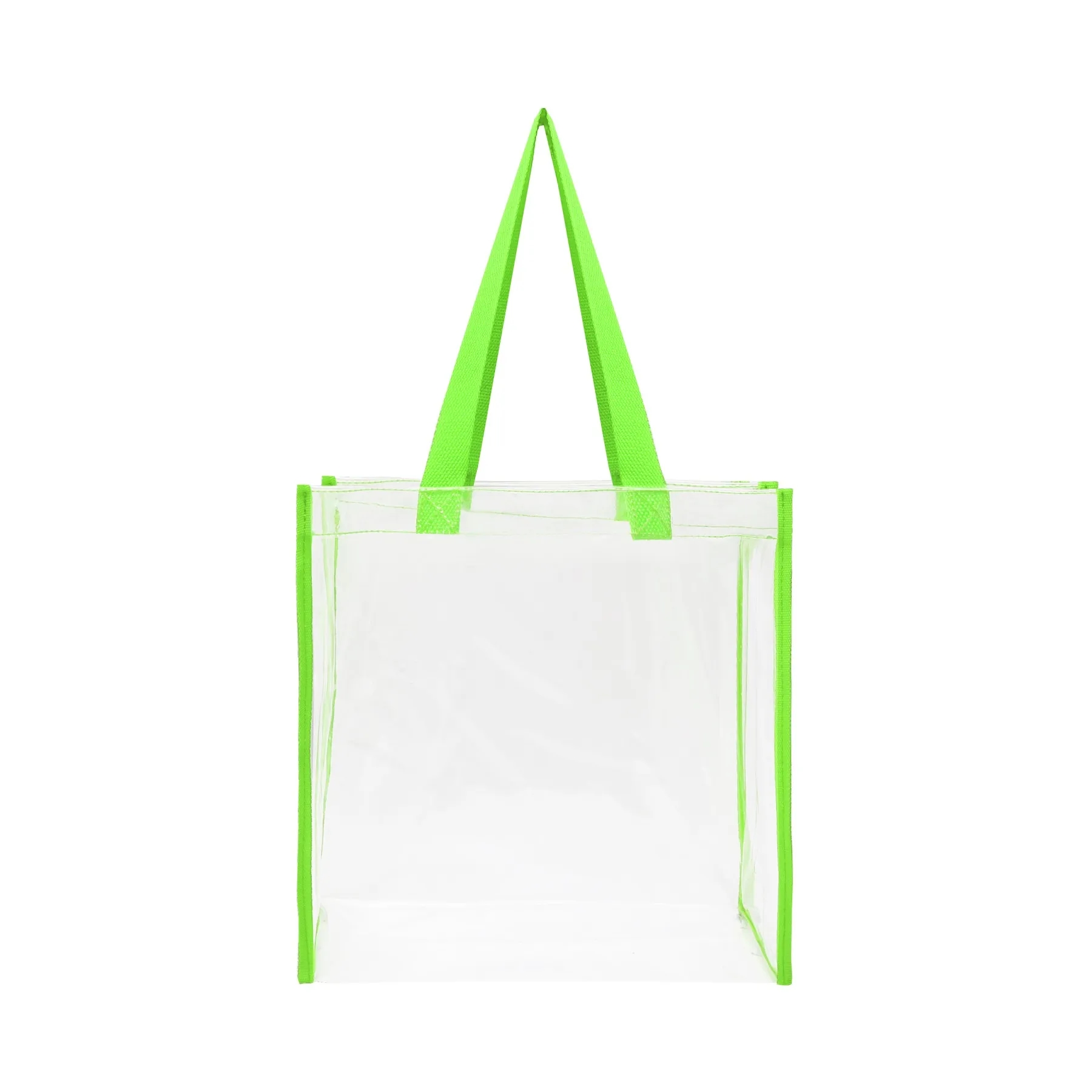Stadium Approved Clear Transparent Pvc Tote Bag (12"X12"X6") 13