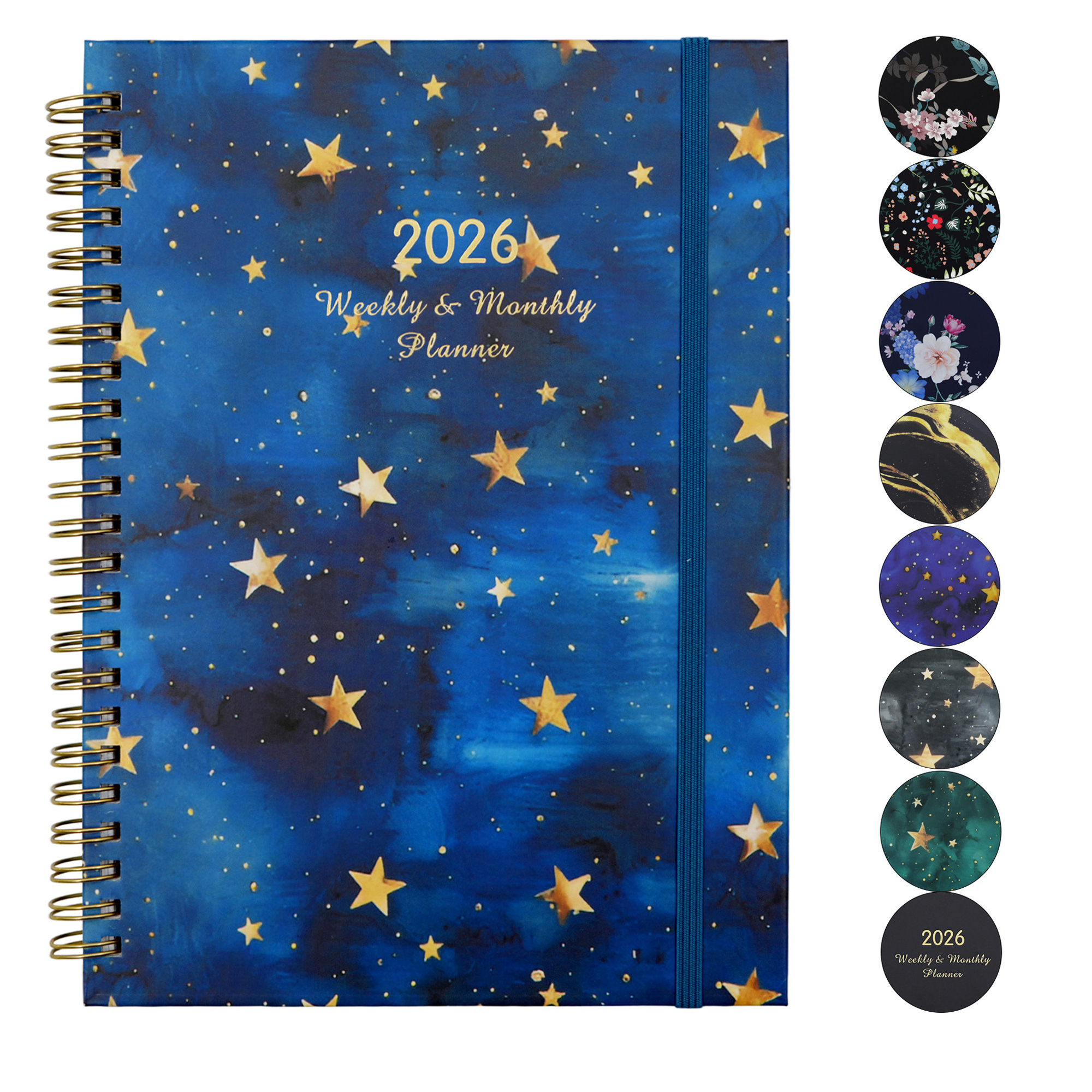 A5 Weekly Planner with Elastic Band 6