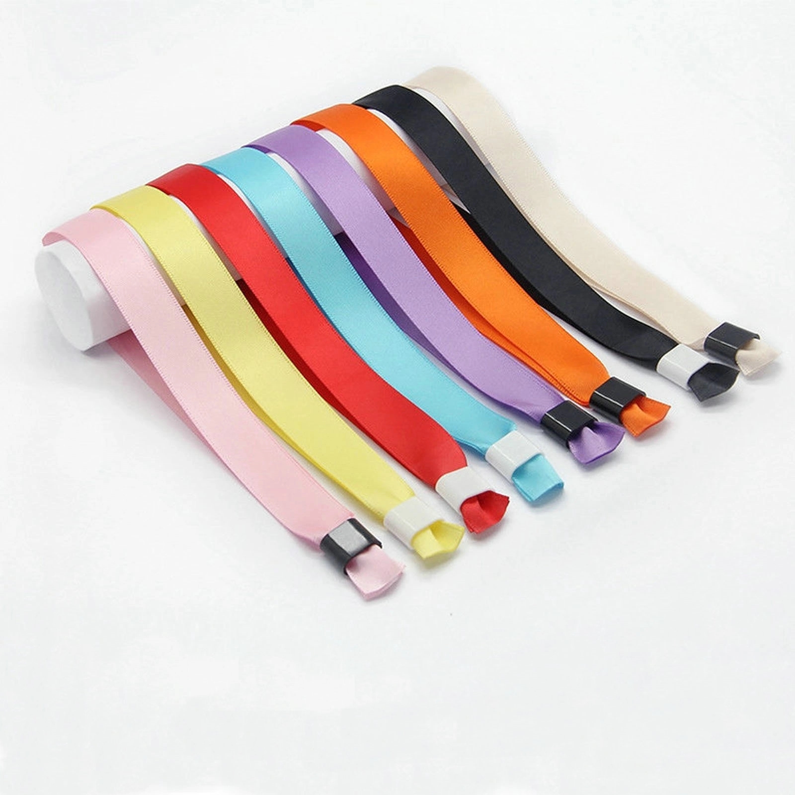 Full Color Sublimated Aluminum Lock RPET Recycled Wristbands 4