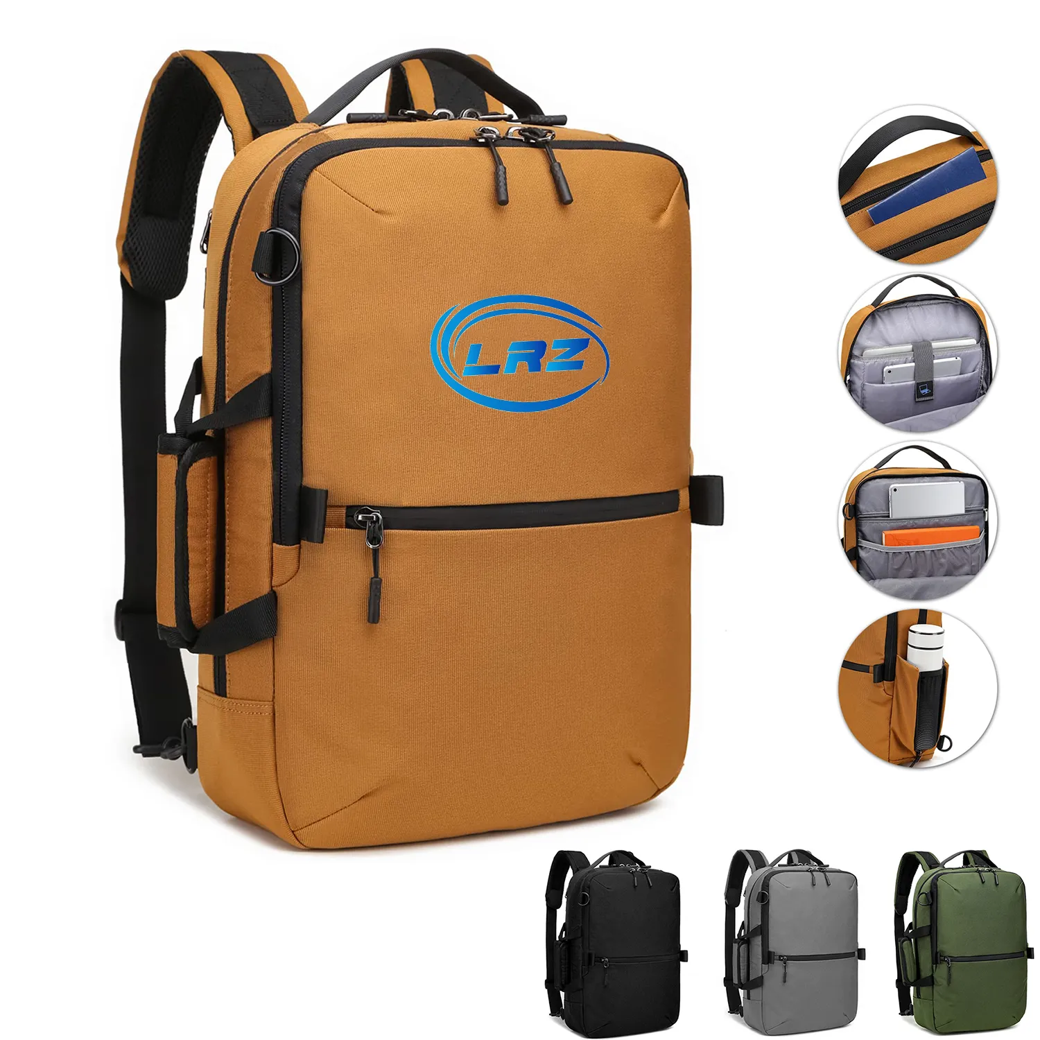Business Slim Durable Laptop Backpack 15.6 Inch 2