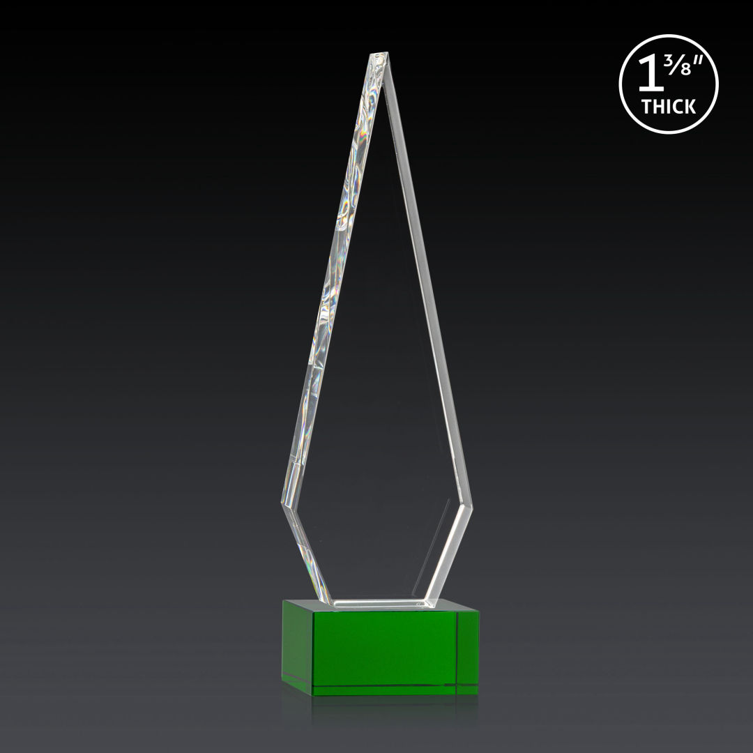 Springfield 3D Award on Hancock Base - Green 2
