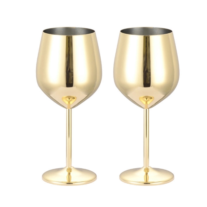 Custom 17 oz Stainless Steel Wine Glasses 6
