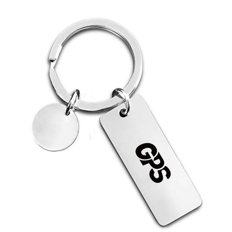 Stainless Steel Dog Tag Keychain
