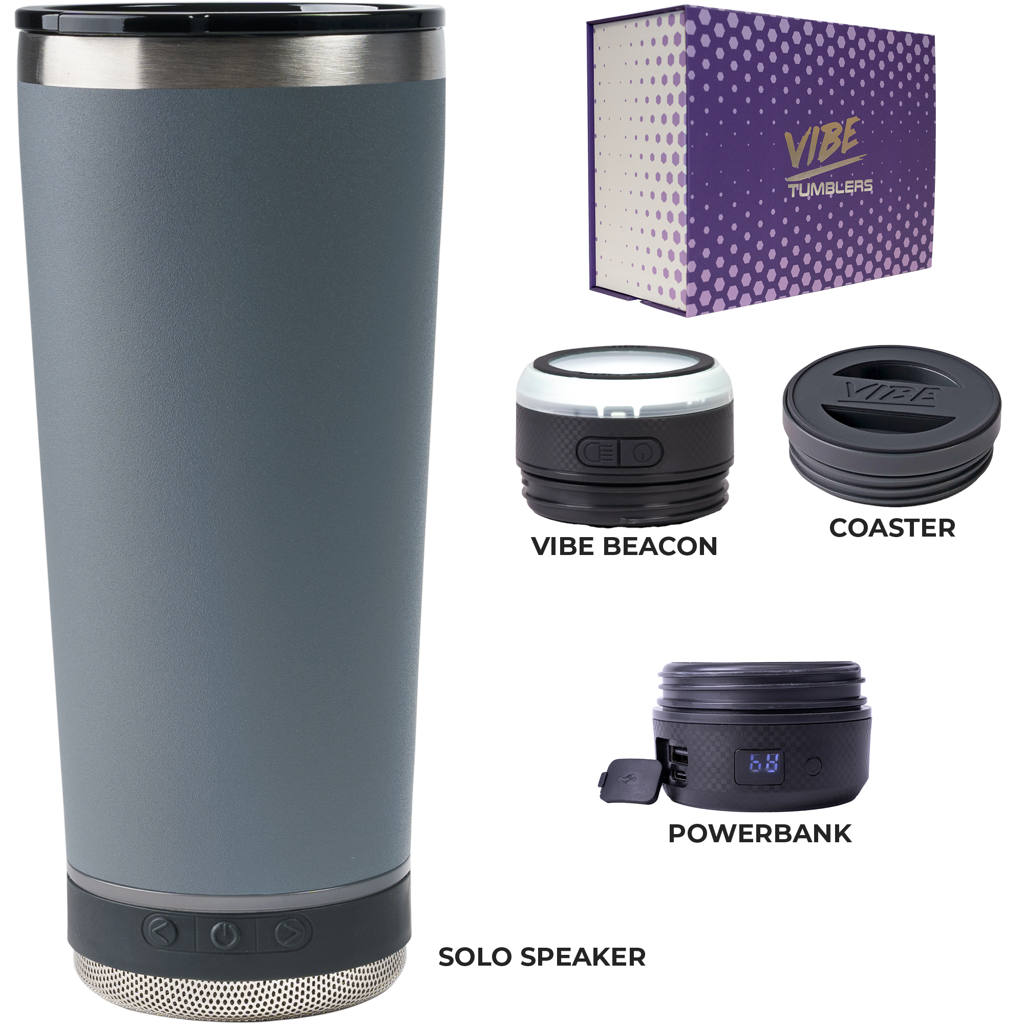 Go Caddy Vibe 18 oz Tumbler Kit 13