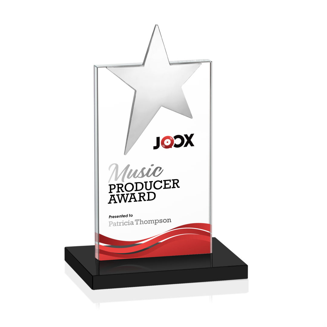 Bryanston Chrome Star VividPrint™ Award - Black 7