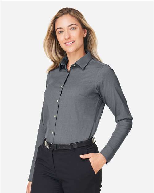 Women's CrownLux Performance® Spencer Poplin Dress Shirt - DG505W 20