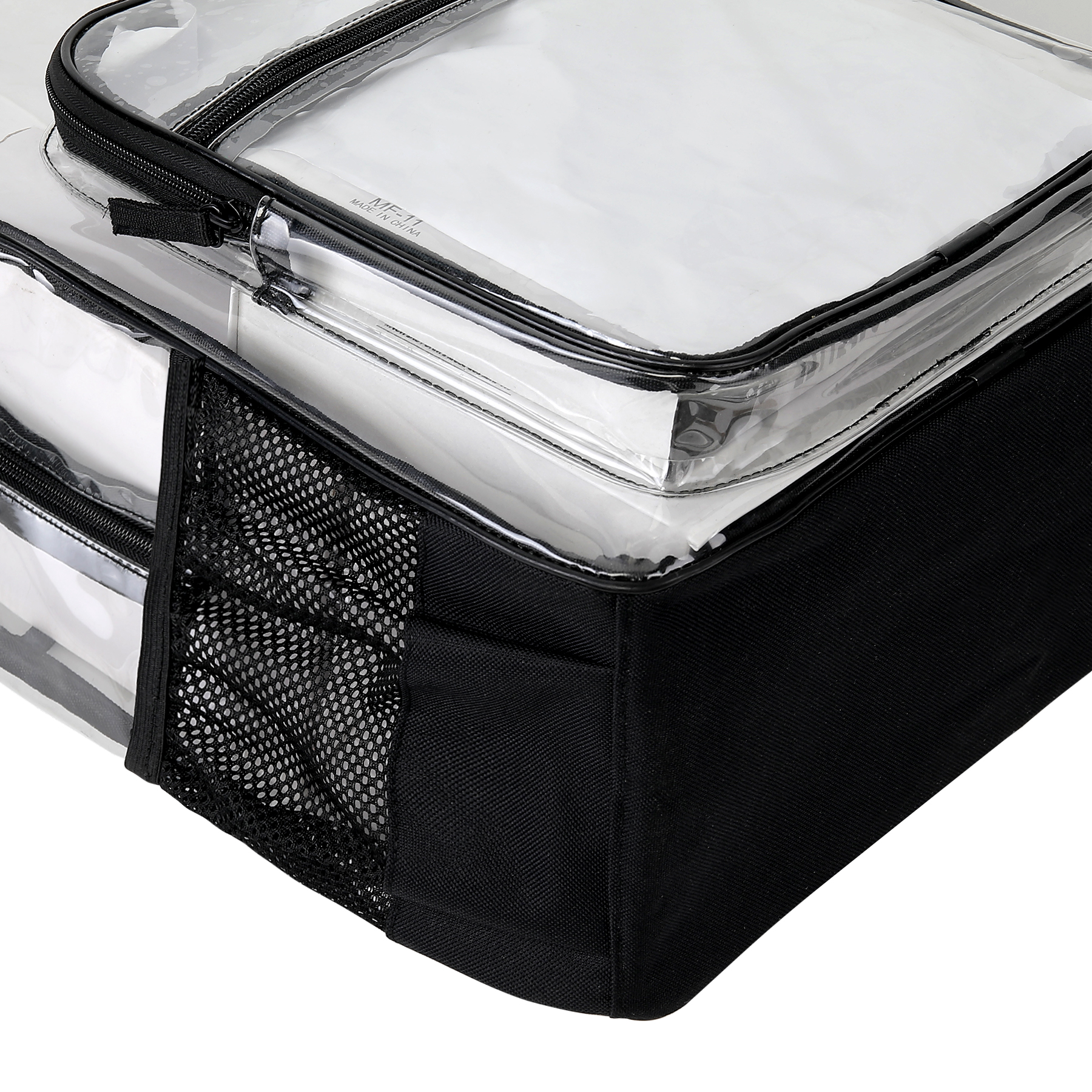 0.4mm 17.3" Large Capacity High School Clear Backpack 4