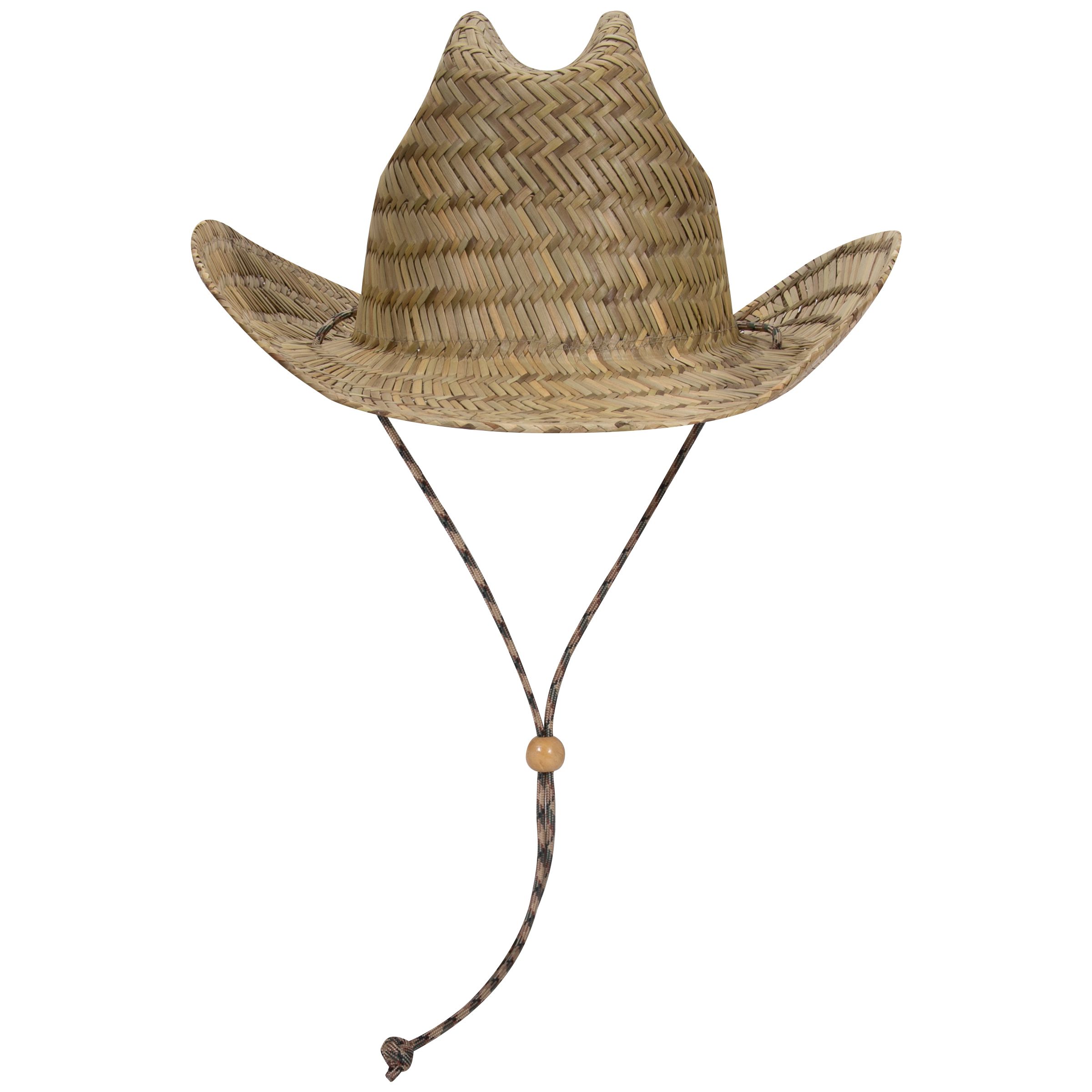 OTTO CAP® Straw Cowboy Hat w/ Adjustable Cord 3