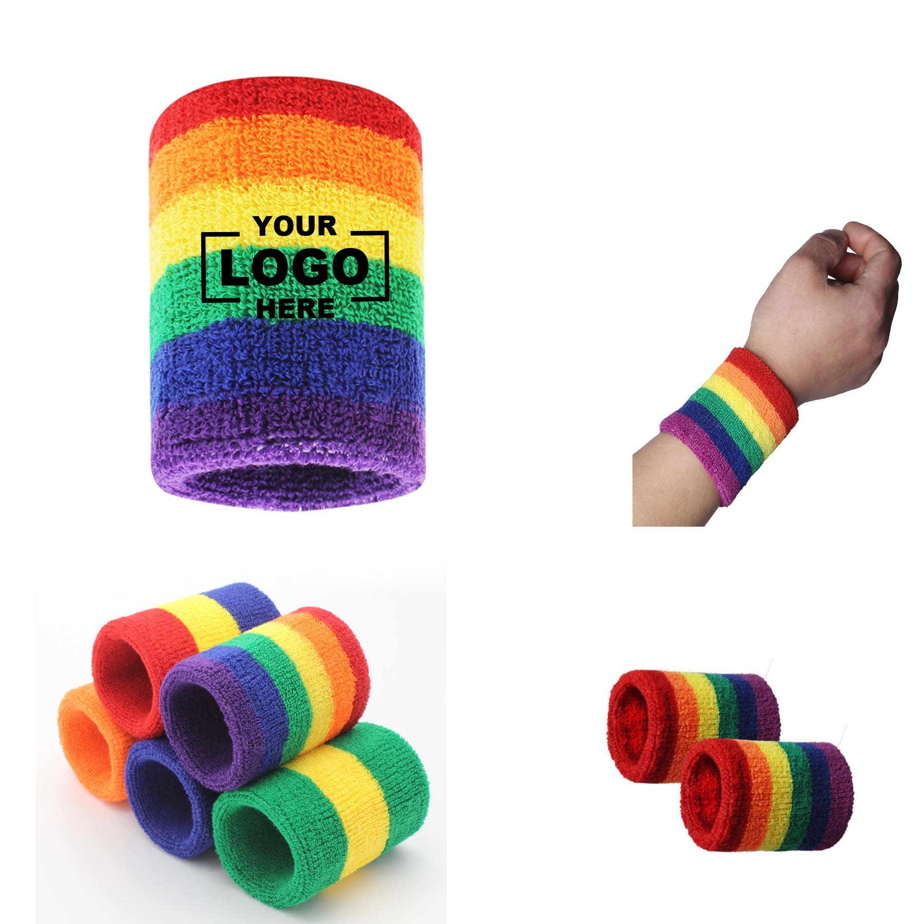 Colorful Sweatband for Wrist 5