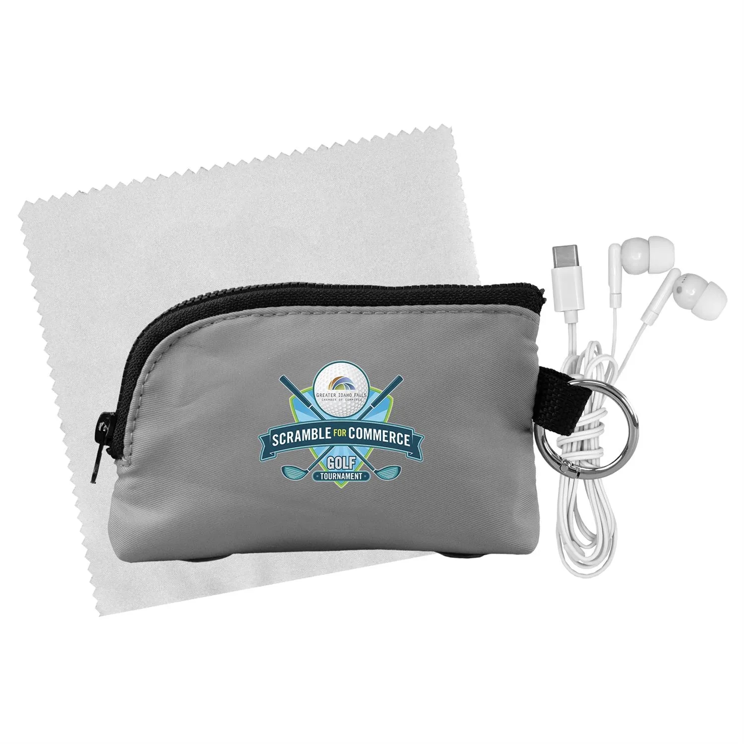 Zip Around Cloth & Ear Bud Kit 4