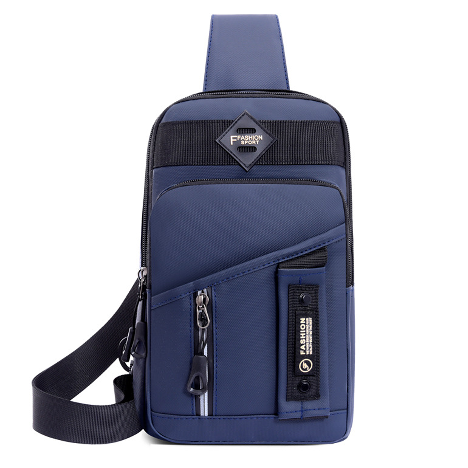 Mens Fashionable Nylon Crossbody Sling Bag 2