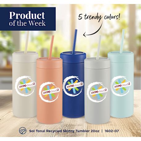 Sol Tonal Straw Tumbler 20oz 46