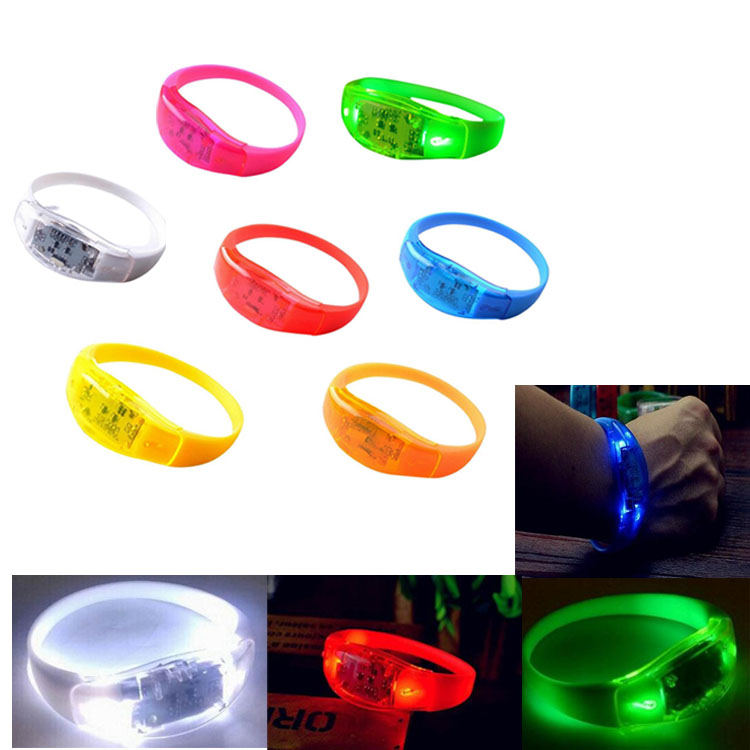 Voice Control Light Up Silicone Bracelet 2
