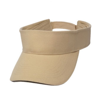 Solid Color Brushed Cotton Sandwich Visors 14