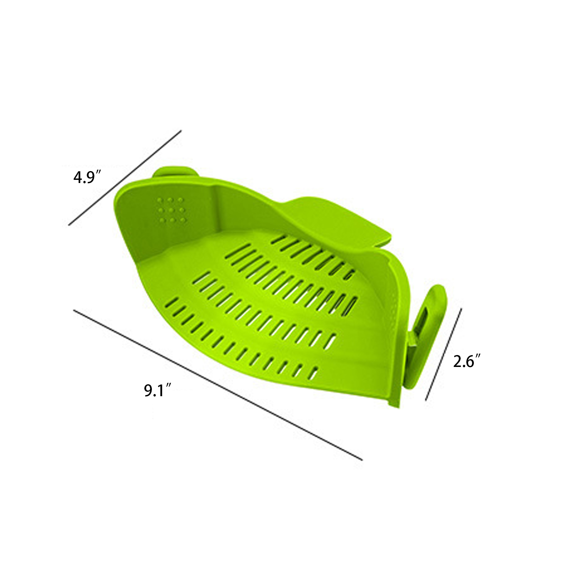Adjustable Silicone Clip On Strainer for Pots 1