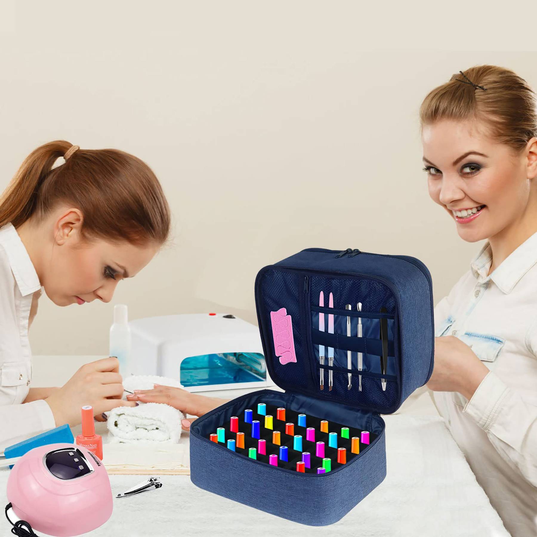 Nail Polish Carrying Case Make-up Bag 5