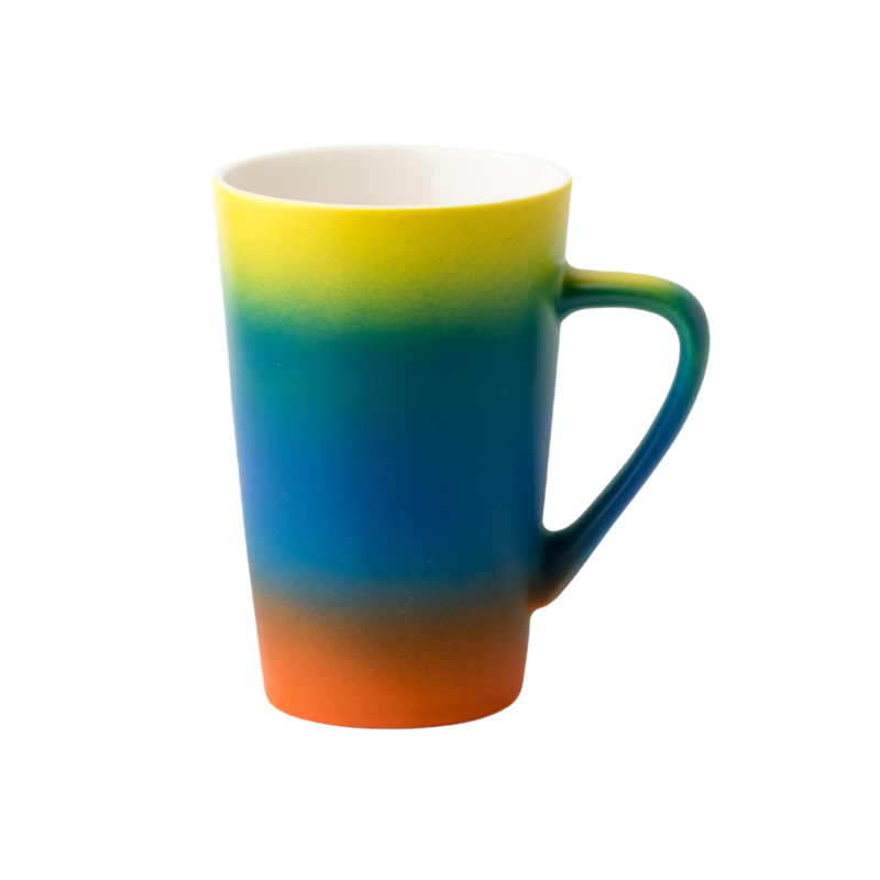 Custom 13 oz. Frosted Gradient Ceramic Mugs 5