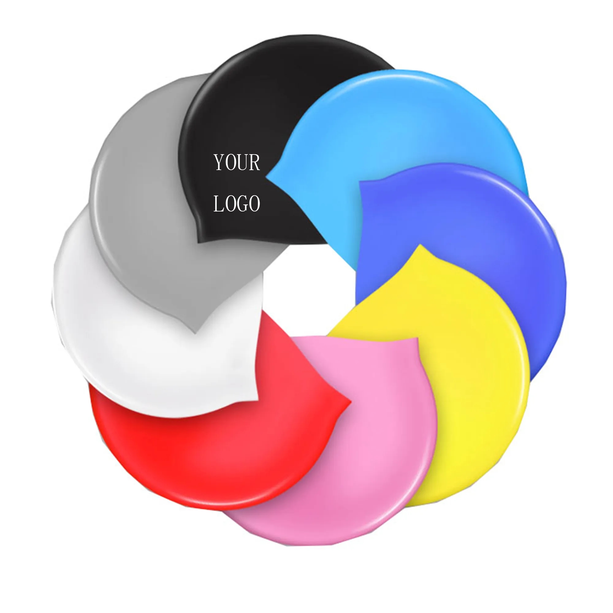 Silicone Swim Caps for Adults