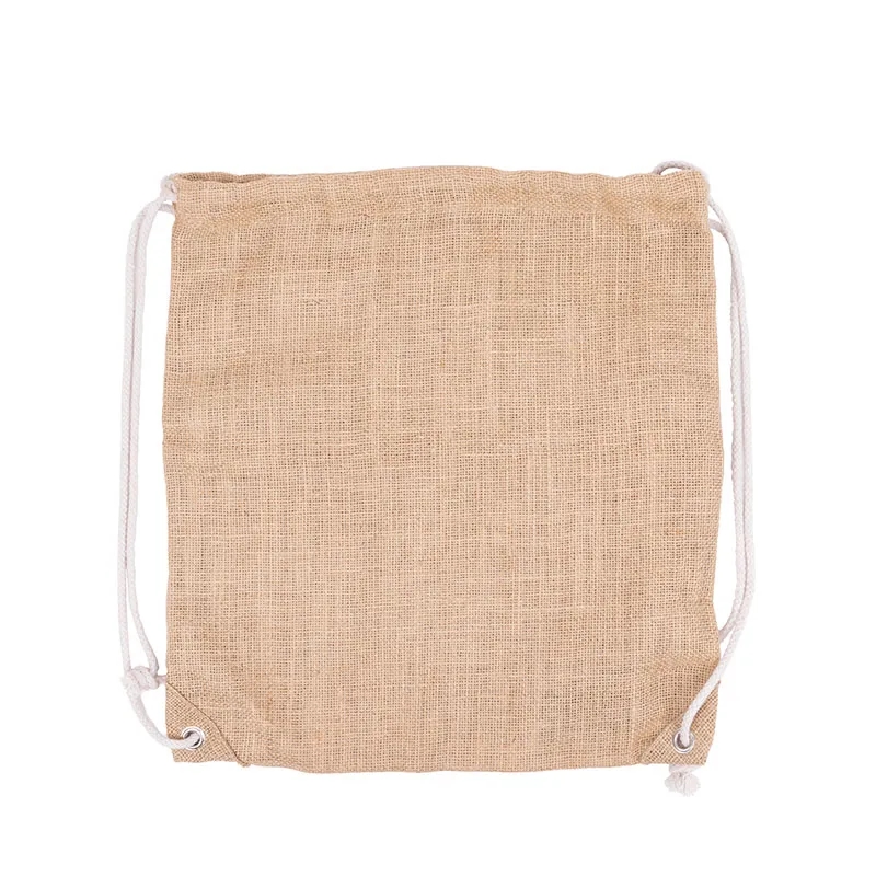 India Jute Drawstring Bag 6