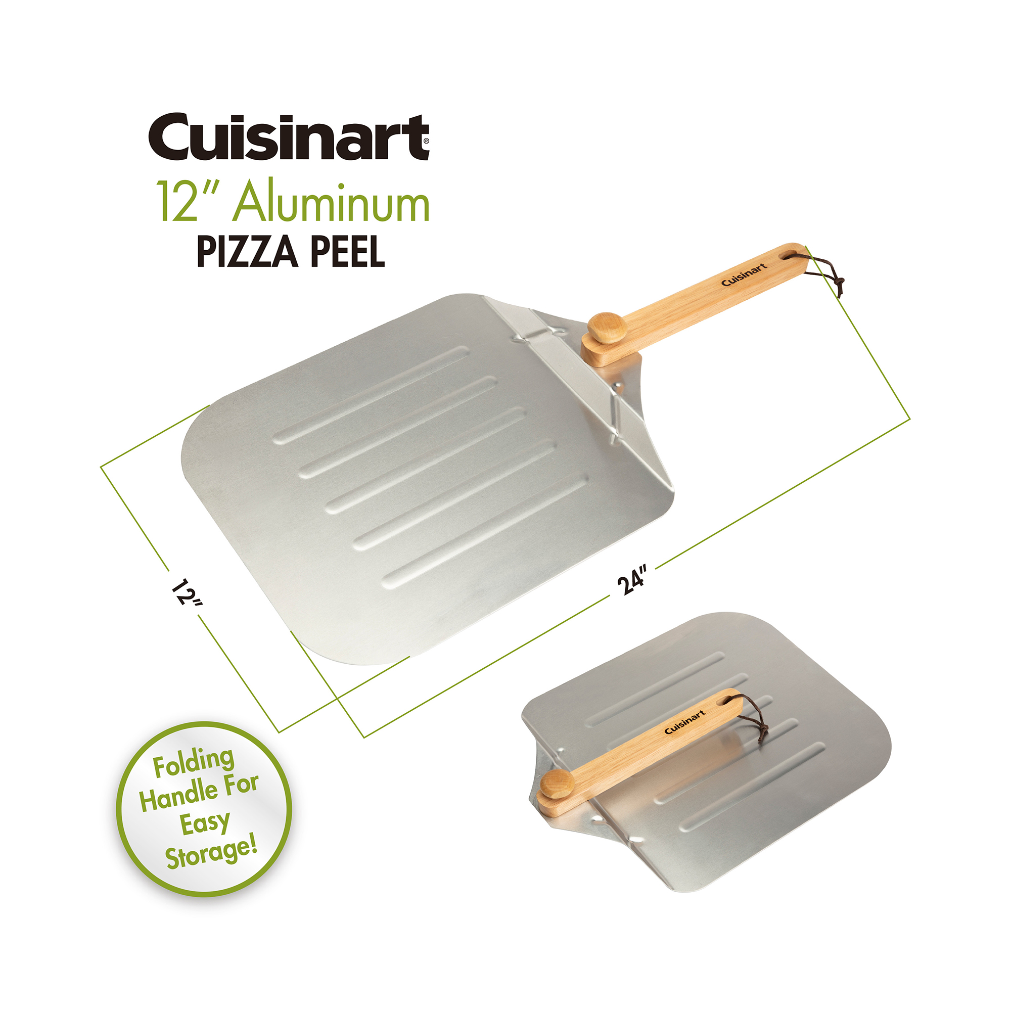 Cuisinart Outdoors® 12" Aluminum Pizza Peel 1