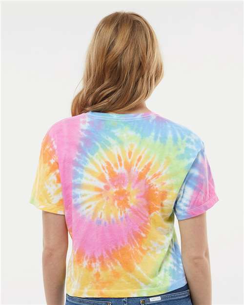 Women's Tie-Dyed Crop T-Shirt - 1050 13