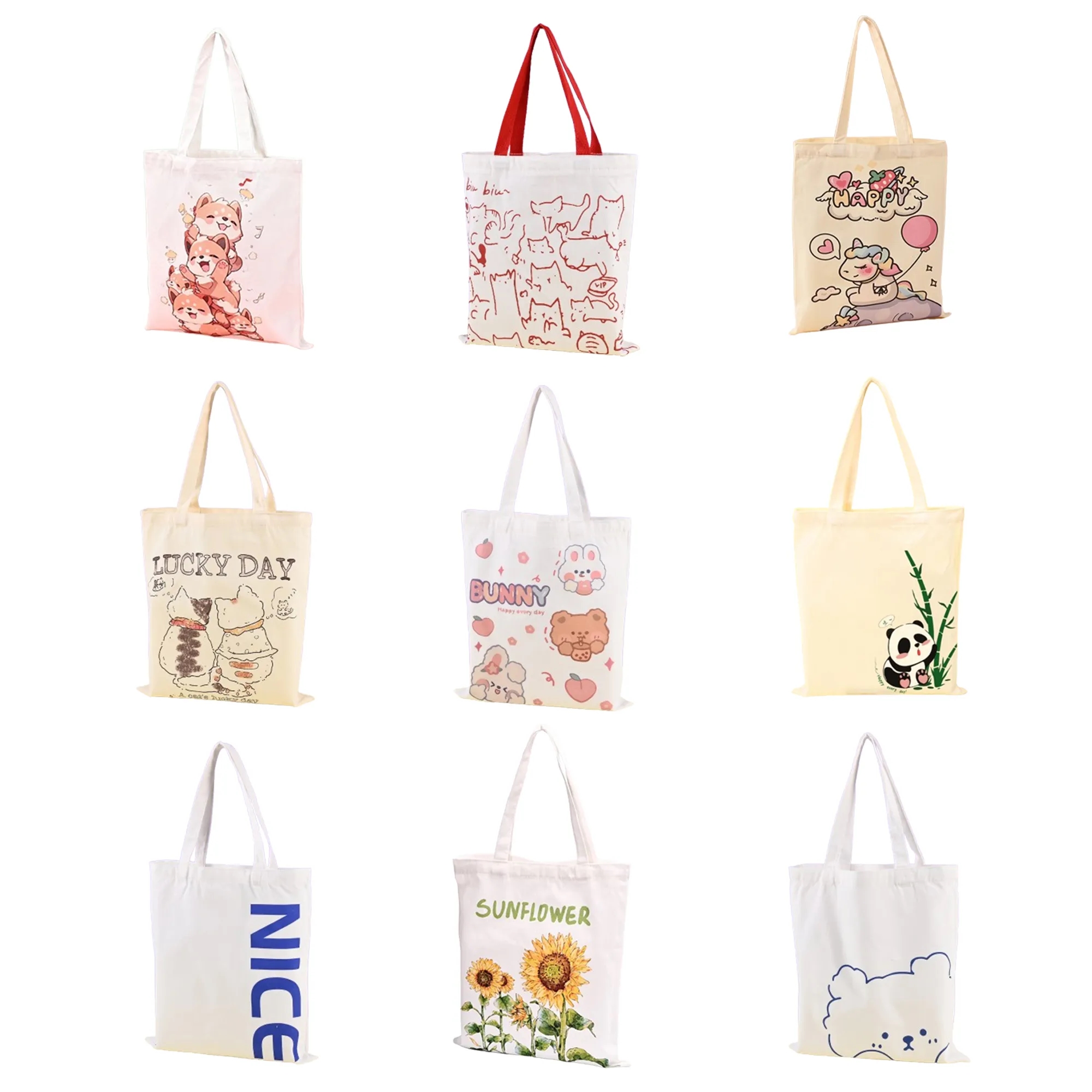 Personalized Compact Cotton Shopper Bag 1