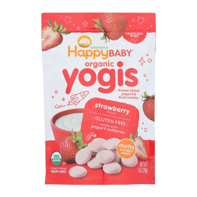 Happy Baby 8pk - Strawberry Yogurt Snacks 2