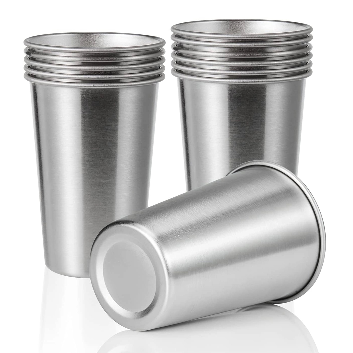 Stainless Steel Cups 12oz Pint Tumbler 2