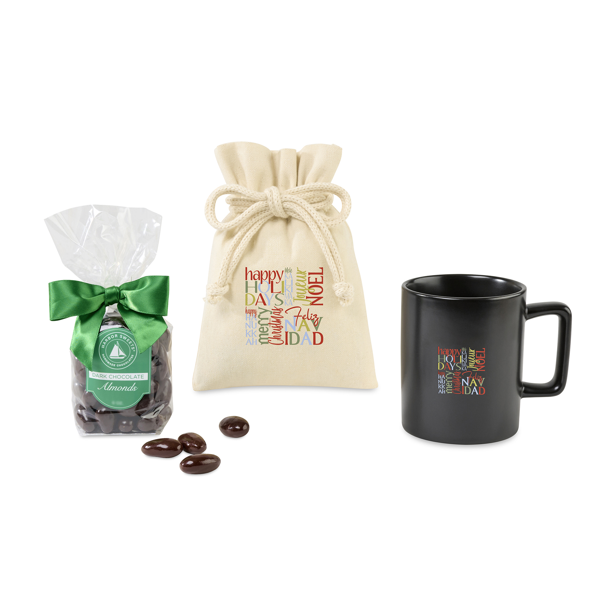 Harbor Sweets Chocolate Covered Almonds Mug Stuffer 12
