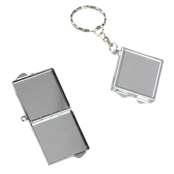 Double-Sided Keychain Mirror - Compact Travel Accessory 9