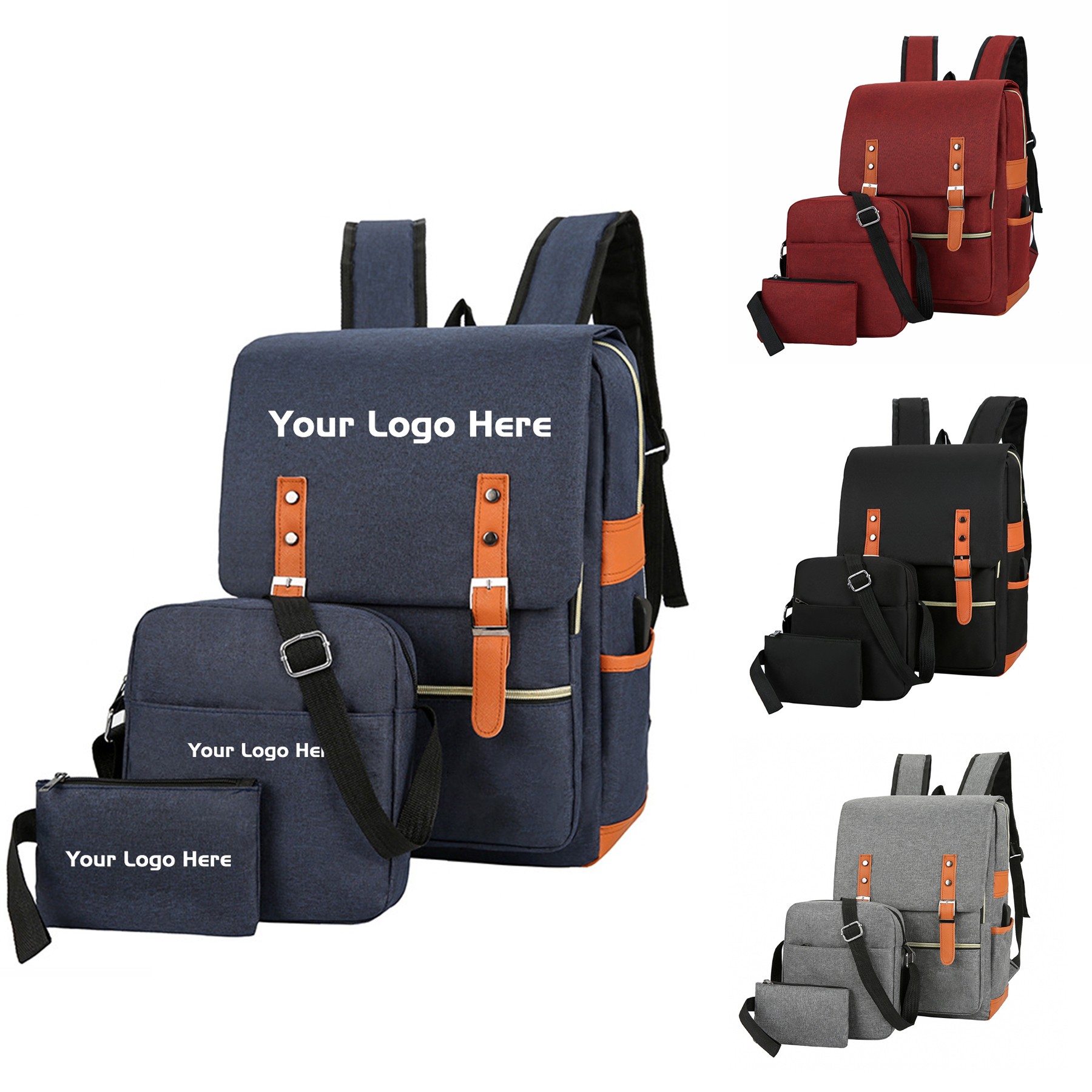 Laptop Backpack With USB Charging Port