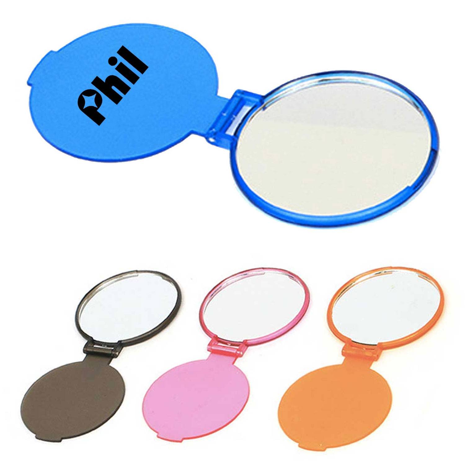 Portable Round One-Way Mirror - Bathroom & Dorm Glass 8