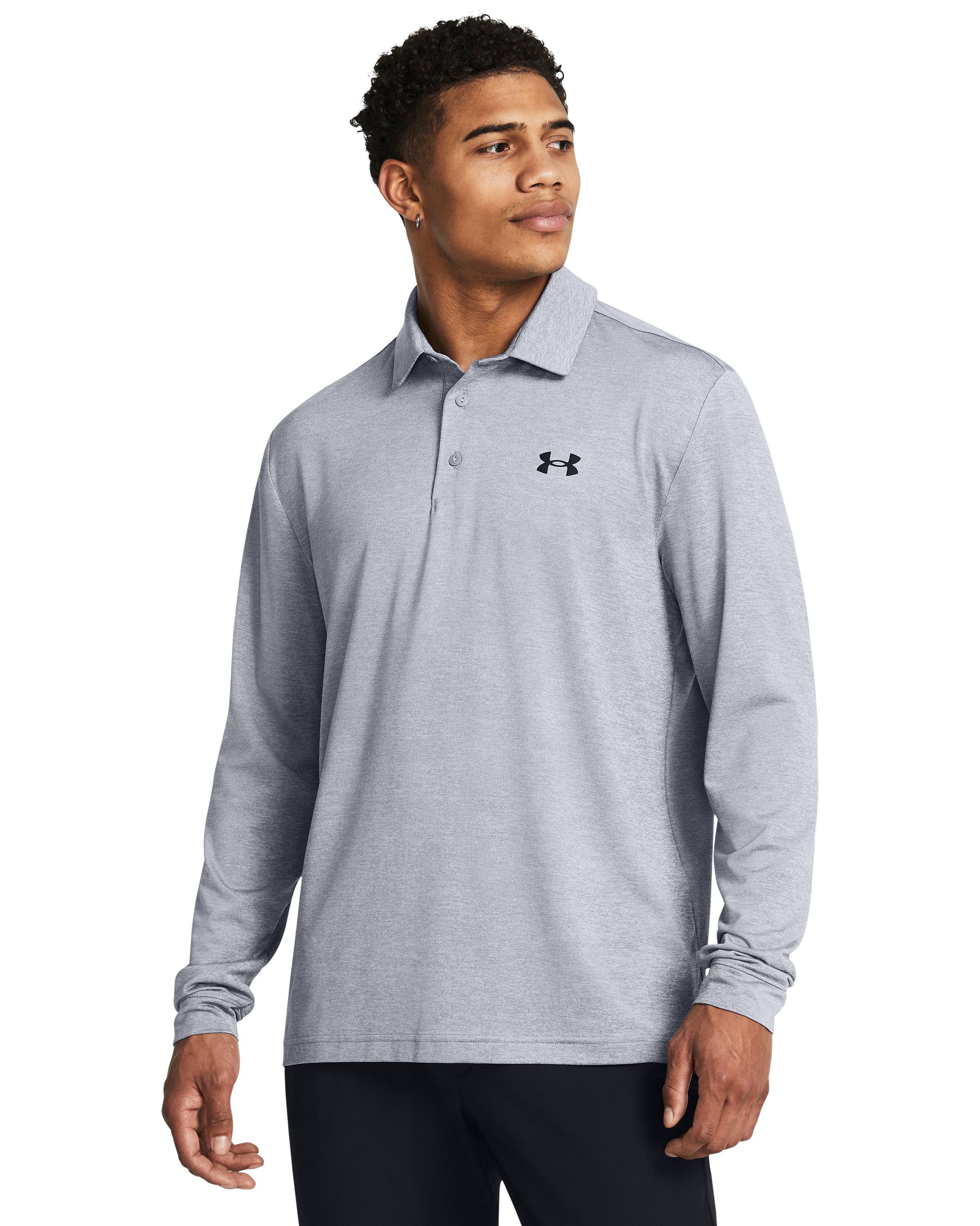 UA Playoff Men's Long Sleeve Polo 3